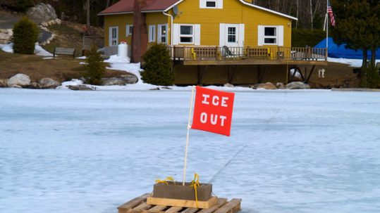 A Spring Thaw Tradition on Joe’s Pond